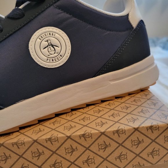 Original Penguin Shoes / Retro Sneakers / Blue / Size 10 - Picture 2 of 4